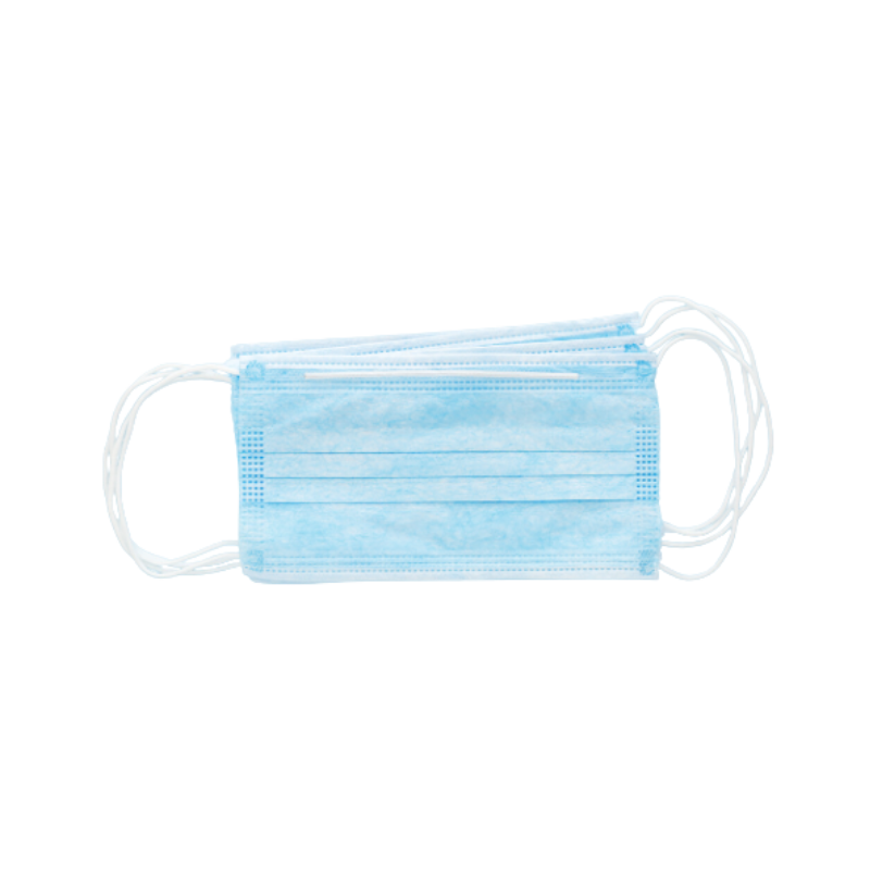 OP Maske, Frontansicht von 4 Masken