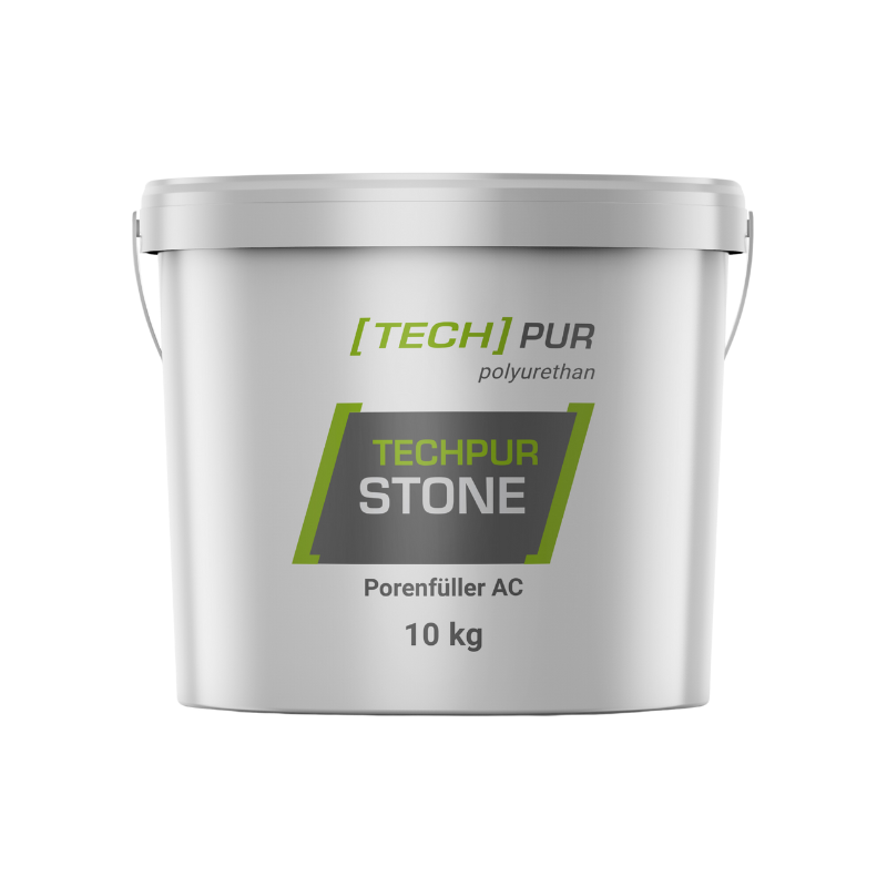 Porenfüller AC, Frontansicht des Kübels