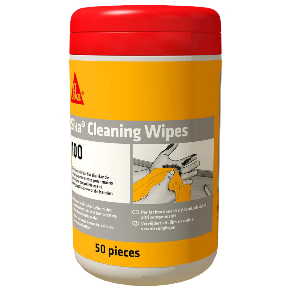 SIKA Cleaning Wipes-100 Handreinigungstücher 50 Stück