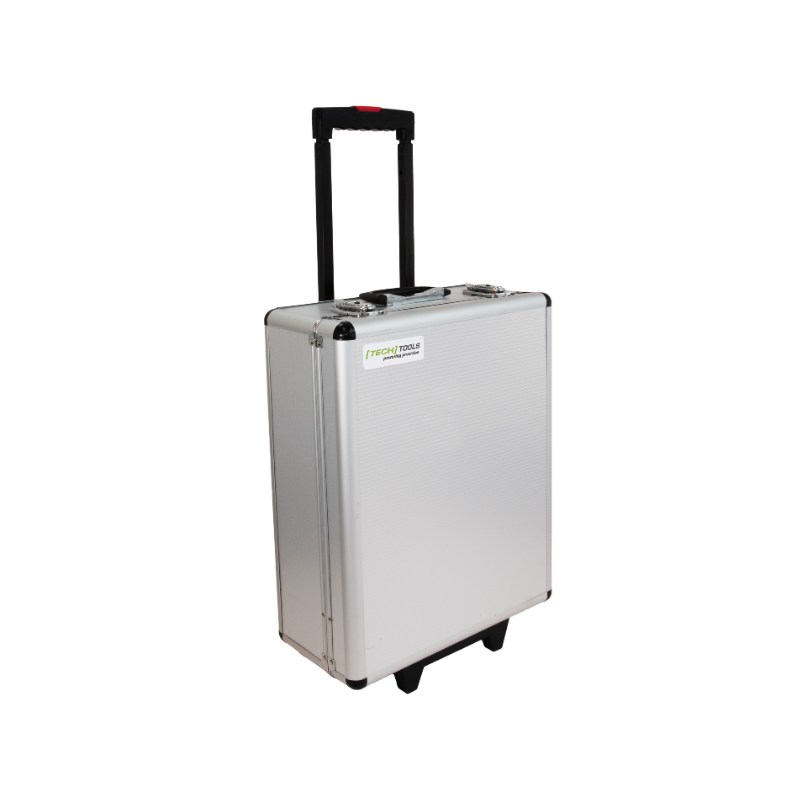 Werkzeugtrolley, Halb ausgezogen