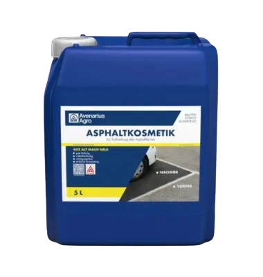 ASPHALTKOSMETIK Avenarius Agro 5 Liter, Frontansicht des Kanisters