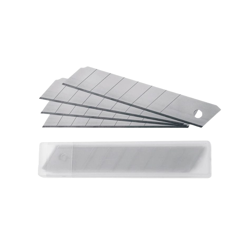 Formoas Ran 18mm Ersatzklingen im Sicherheitsspender (VPE=10Stk.), verpackung und 4 Stück der Klingen