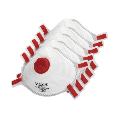 MEIXIN Atemschutzmaske FFP3 MX-2016V, alle 5 Stück frontlich