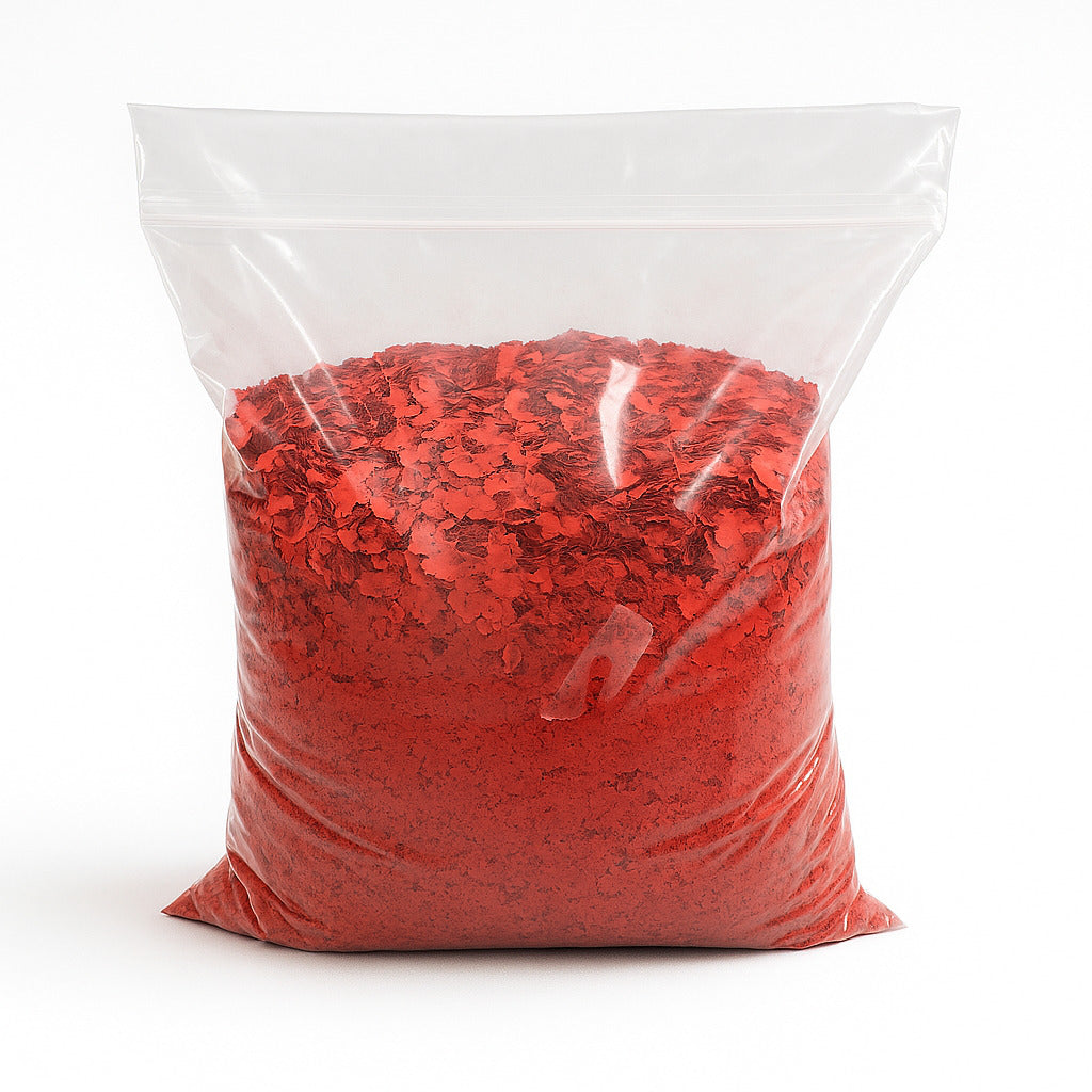 Farbchips in verschiedenen Farben 1kg - Rot