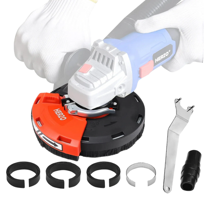 HERZO Universal Absaughaube für Winkelschleifer 115/125mm + Diamant-schleiftopf 125mm bei Bauchemie.at online bestellen