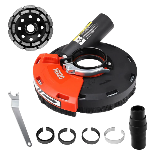 HERZO Universal Absaughaube für Winkelschleifer 115/125mm + Diamant-schleiftopf 125mm bei Bauchemie.at online bestellen