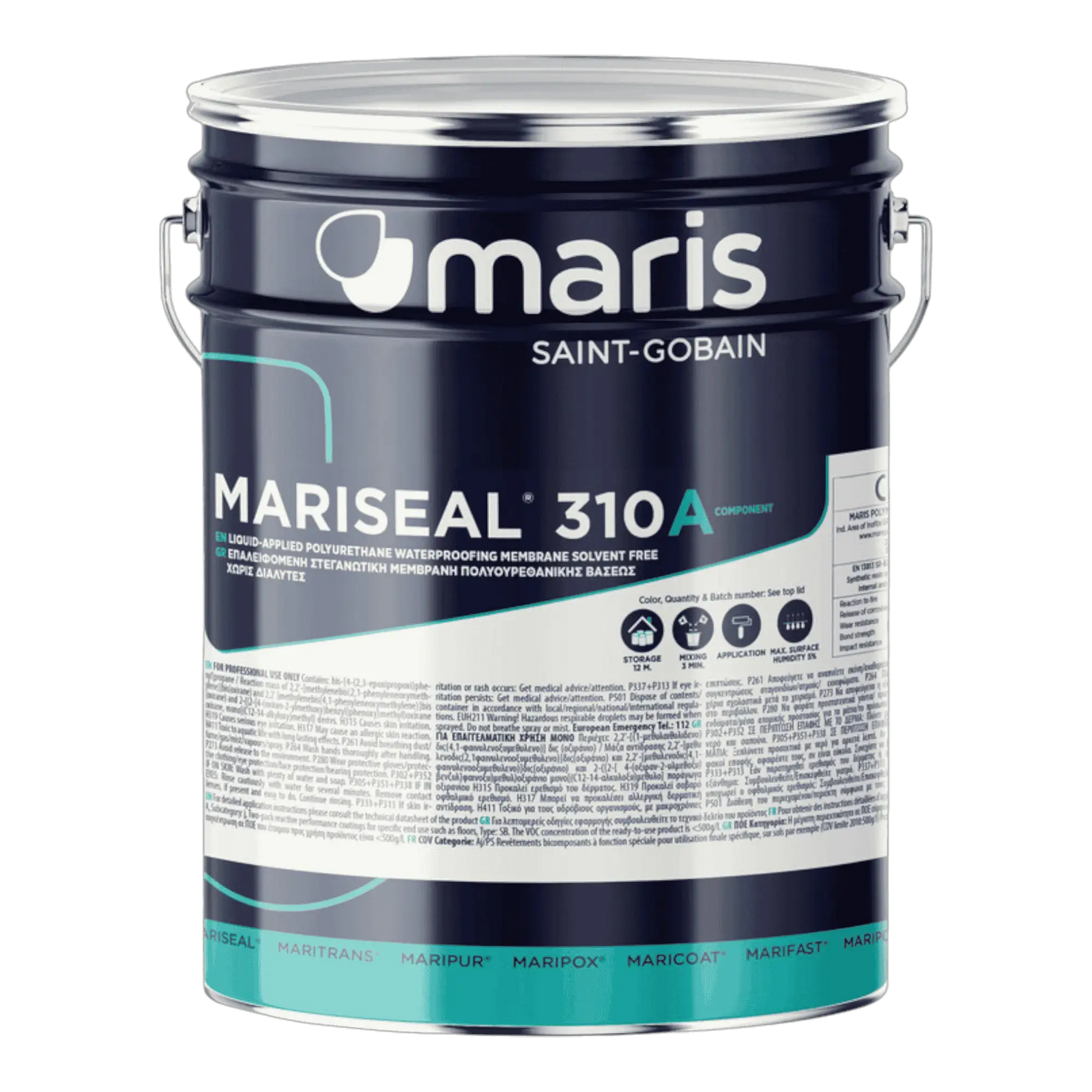 MARIS Mariseal 310 Grau 12.5kg - Komp A+B