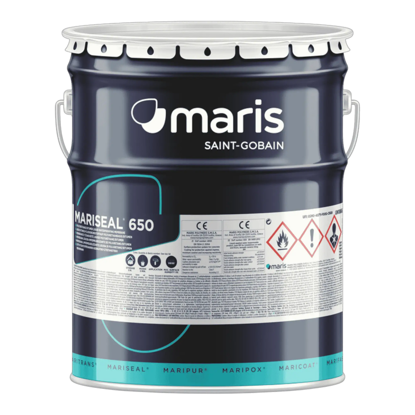 MARIS Mariseal 650 Schwarz 20kg