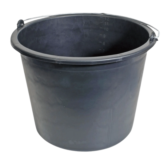 MULTITOOL Eimer rund 12 Liter schwarz