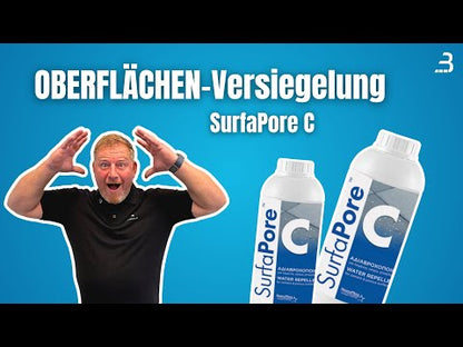 OBERFLÄCHEN-Versiegelung erklärt | Wasserabweisendes Beschichtungsmittel | NANOPHOS SurfaPore C 1l
