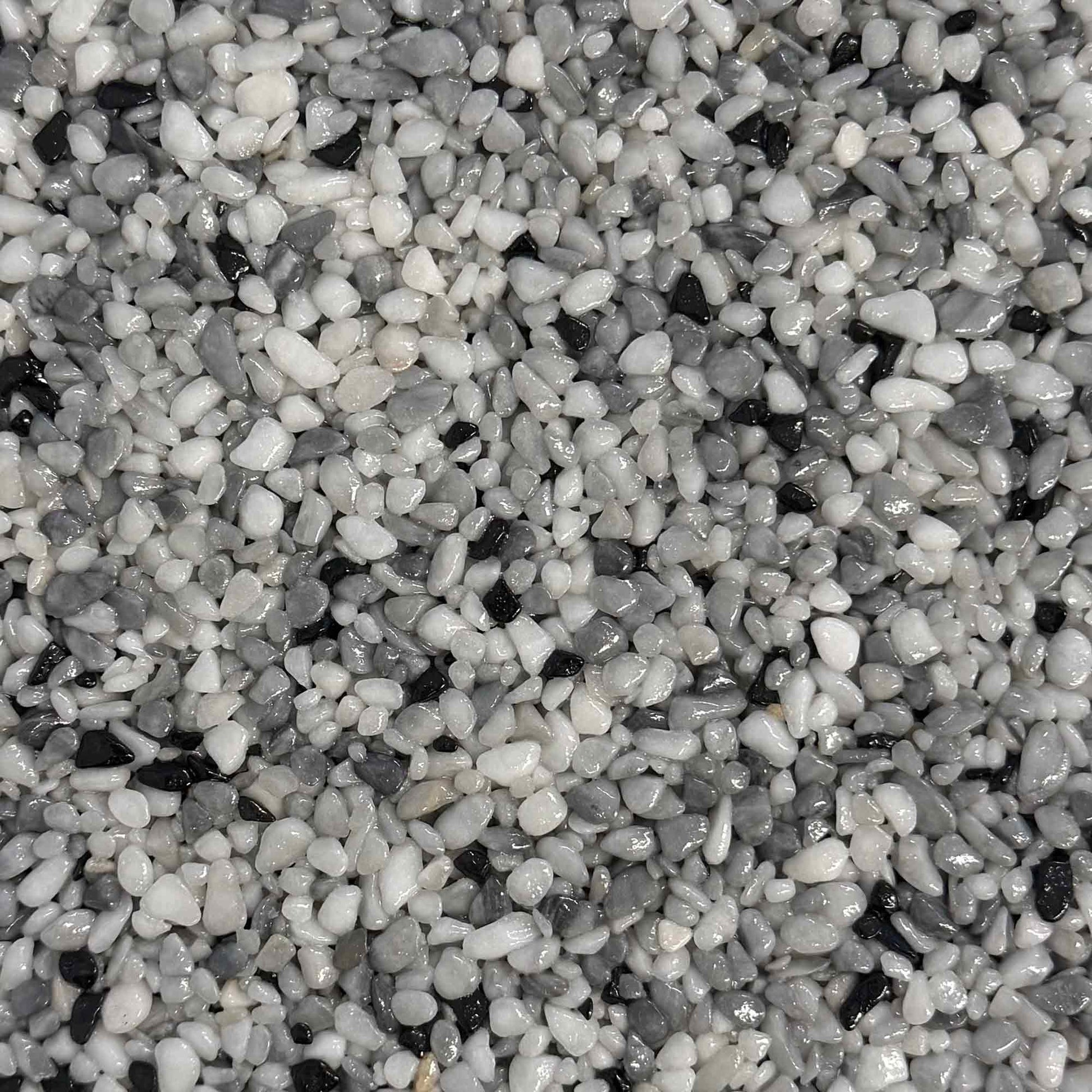 TECHPUR Marmorkies für Steinteppich - Farbe Grigio Greco - Business Grau (2-4mm) 25kg | Bauchemie.at