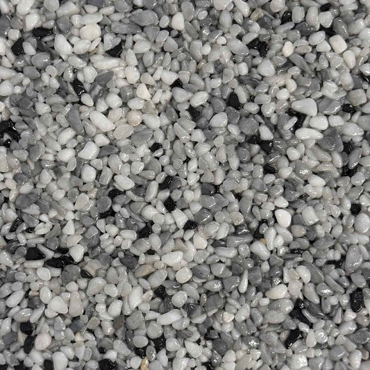 TECHPUR Marmorkies für Steinteppich - Farbe Grigio Greco - Business Grau (2-4mm) 25kg | Bauchemie.at