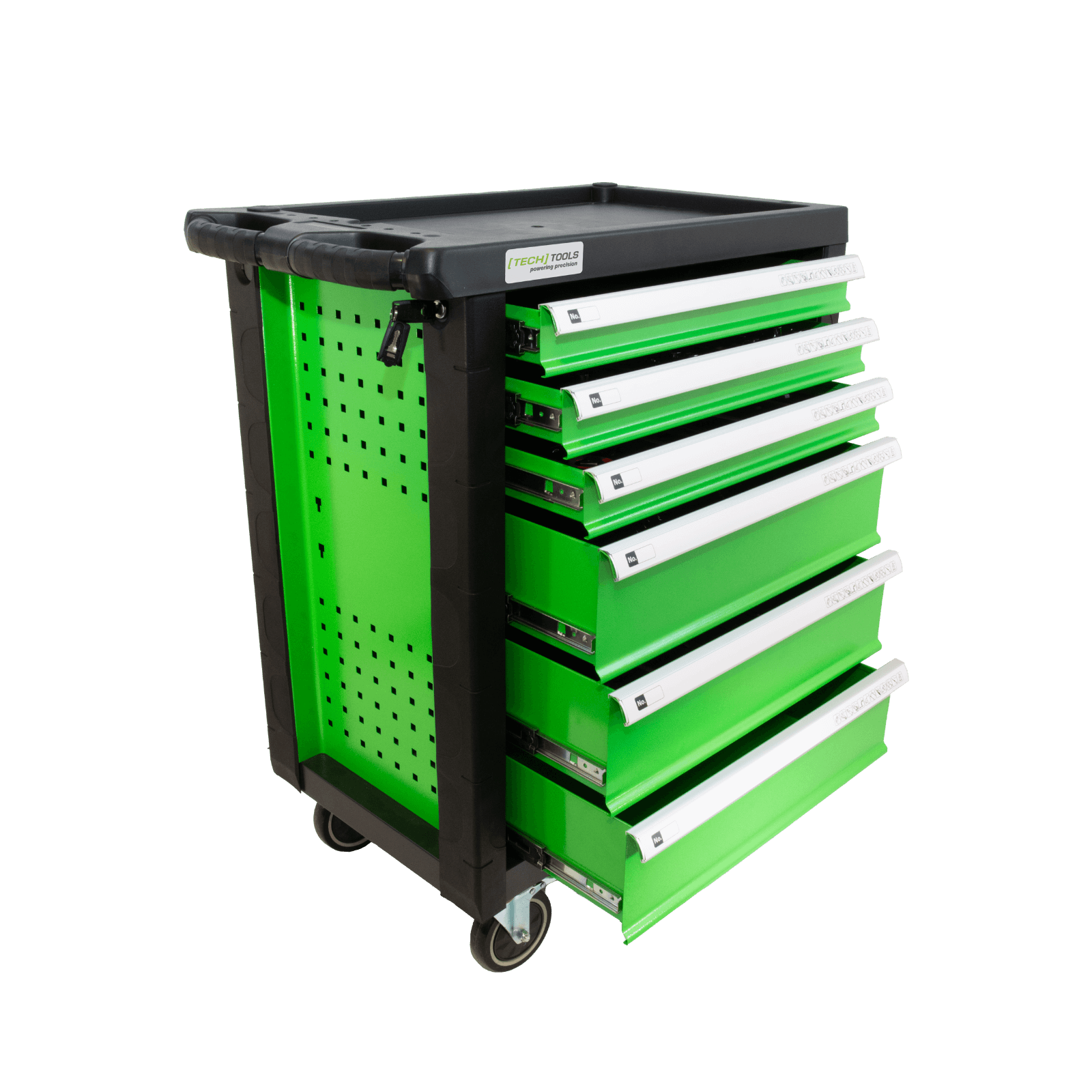 TECHTOOLS Werkzeugwagen (201-teilig) - offen