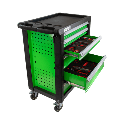 TECHTOOLS Werkzeugwagen (201-teilig) - Offen 2 Laden