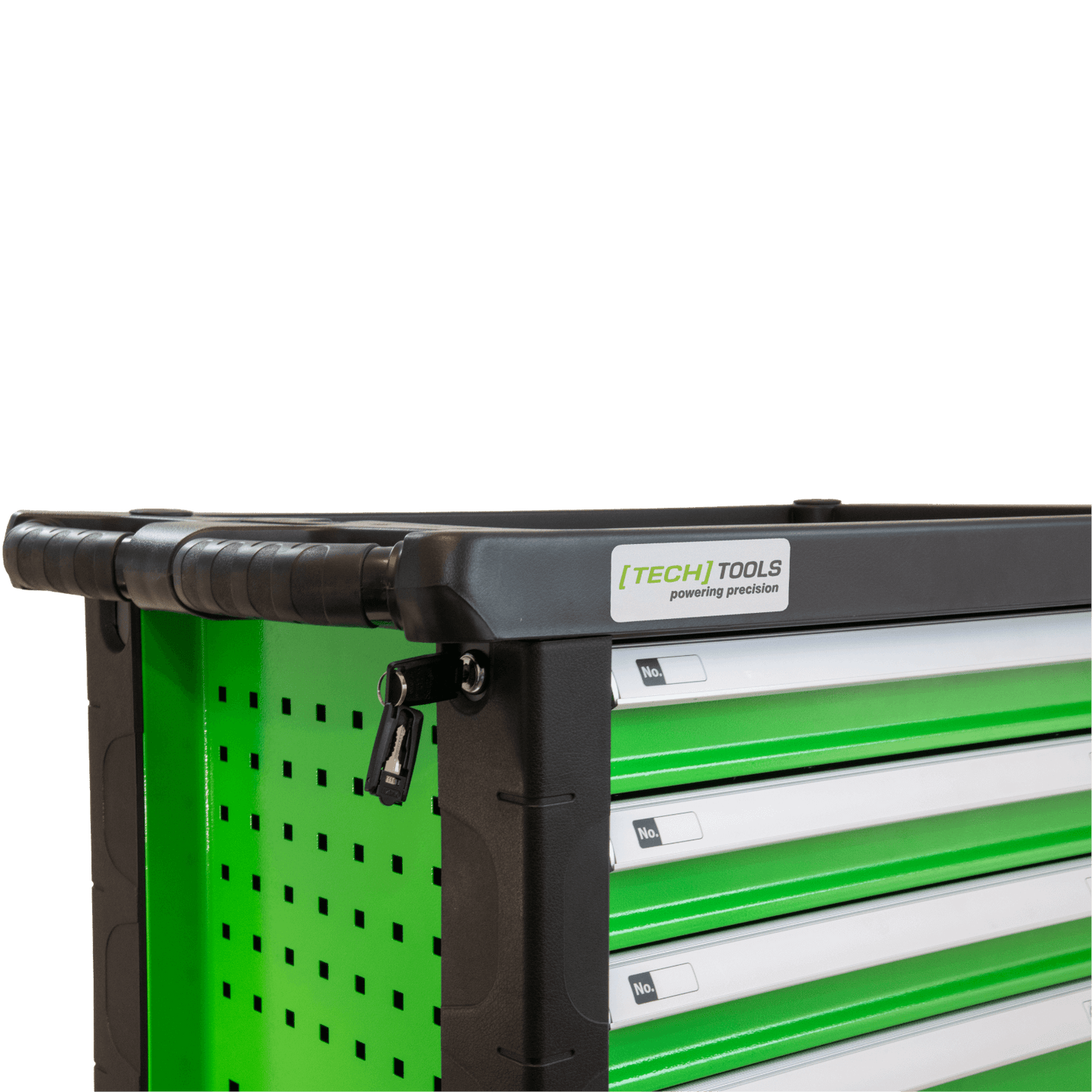 TECHTOOLS Werkzeugwagen (201-teilig) Closeup