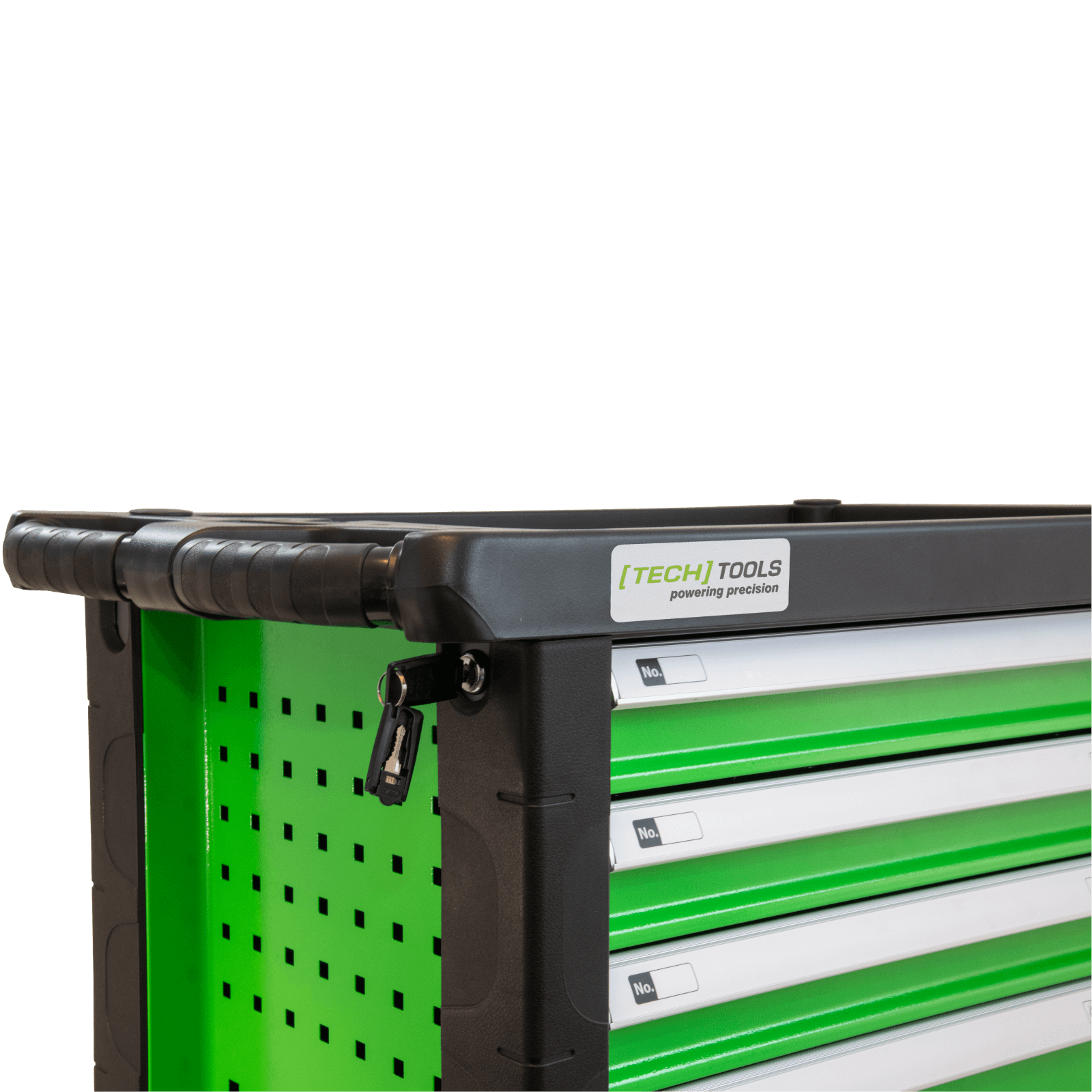 TECHTOOLS Werkzeugwagen (201-teilig) Closeup