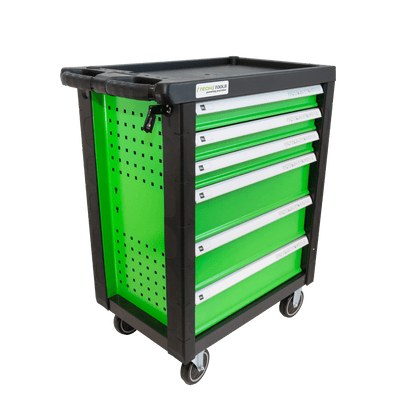 TECHTOOLS Werkzeugwagen (201-teilig) Vorderseite geschlossen